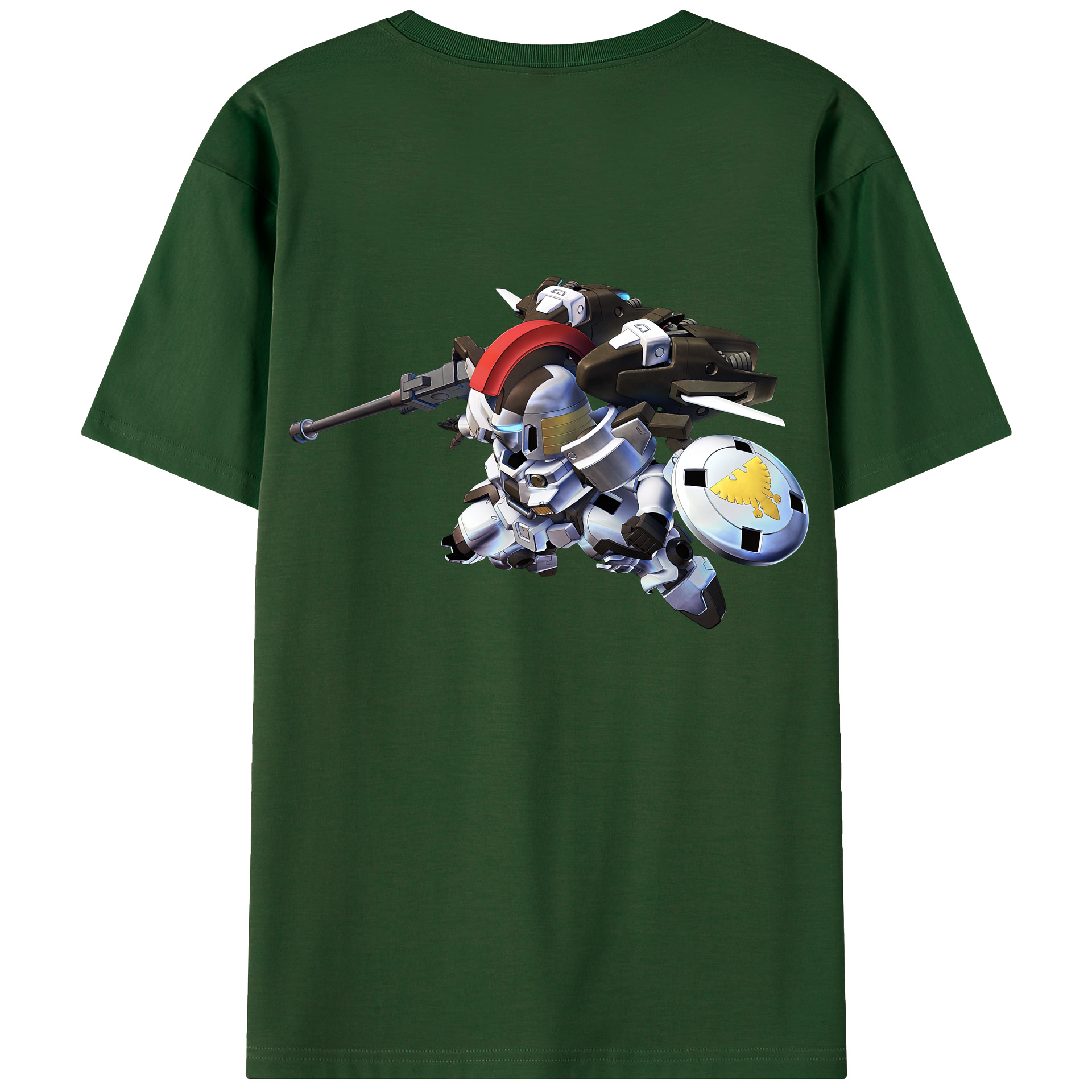 （画像用） 機動戦士ガンダム Mobile Suit Gundam 綿100％半袖Tシャツ（背面プリント）